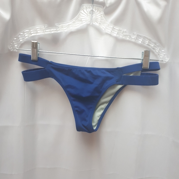 Victoria's Secret itsy Blue Bikini Bottoms small - Picture 1 of 16